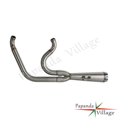 Motorcycle Full Exhaust Pipe Exhausts System Mufflers For Harley Dyna Wide Super Glide Fat Street Bob Low Rider FXDF 2006-2017