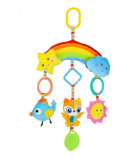 Baby Toy Toddler Cribs Cradles Hanging Bell Baby Stuff Newborn Stroller Stroller Play Arch Bed Toys for Babies 0 12 Months
