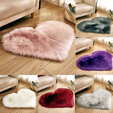 Artificial Wool Imitation Sheepskin Rugs Faux Non Slip Bedroom Shaggy Carpet Mats Fluffy Soft Area Rug Indoor Room Carpet