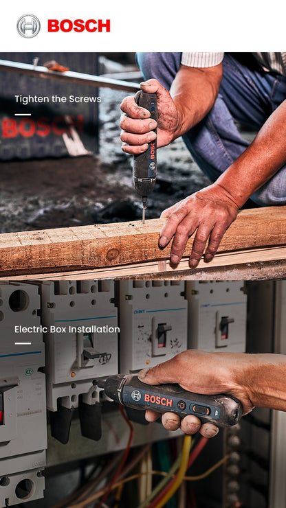 Bosch Parafusadeira Elétrica GO2 GO3 USB Recarregável Multifuncional Furadeira Manual Sem Fio Ferramentas Elétricas Manutenção Doméstica Reparo