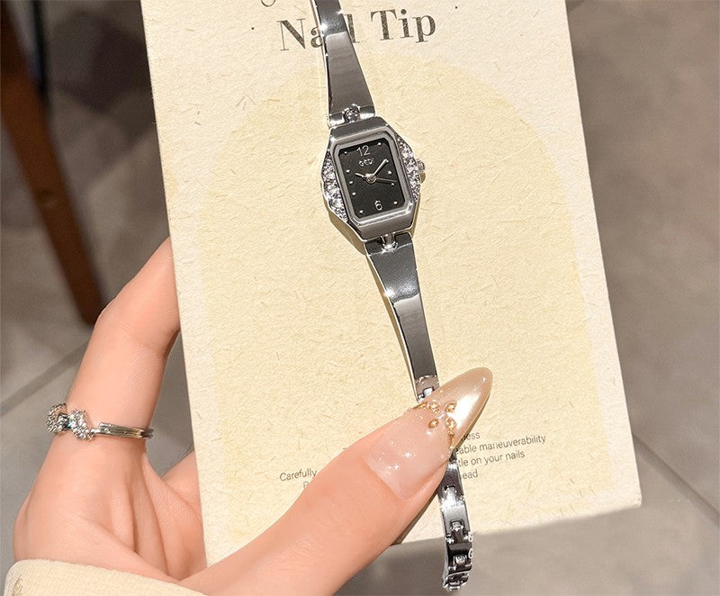 GEDI Square Watch Woman Gold Silver Small Dial Fashion Quartz Women's Wristwatches Ladies Luxury Vintage Bracelet Watch Gifts