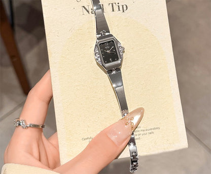 GEDI Square Watch Woman Gold Silver Small Dial Fashion Quartz Women's Wristwatches Ladies Luxury Vintage Bracelet Watch Gifts