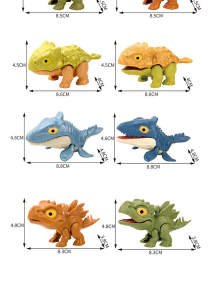 Caixa Surpresa Engraçada de Dinossauro Que Morde o Dedo, Brinquedo Infantil, Modelo de Animal de Desenho Animado, Presente para Meninos, Dinossauro de Simulação por Atacado