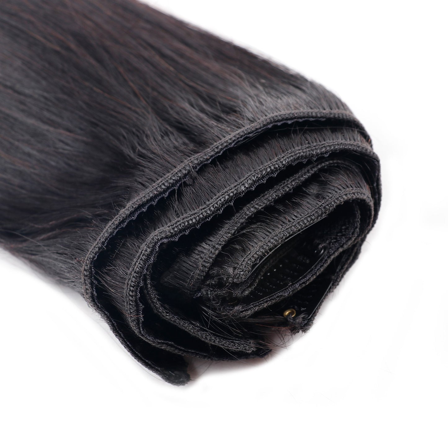 Apliques de Cabelo Liso Humano para Cabeça Inteira 8 Peças 100% Cabelo Humano para um Visual Natural 28 30 32 Polegadas