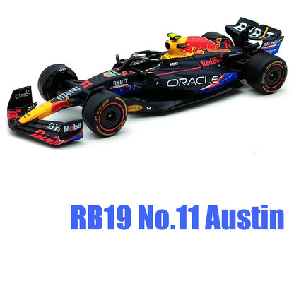 Novo 2024 Bburago F1 1:43 Bwt Alpine A524 Duas Cores Azul Rosa Liga Miniatura Modelo Diecast #10 #31 Carro de Fórmula Brinquedo Presente
