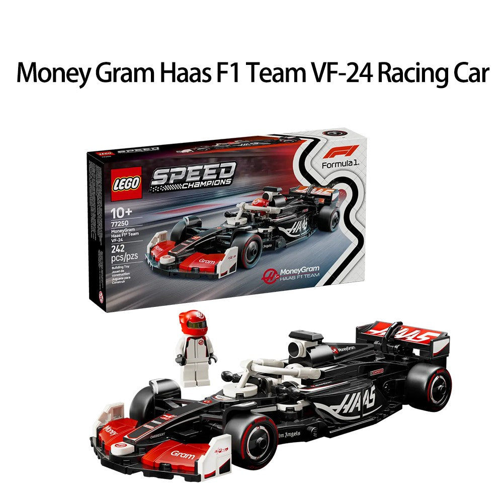 Lego Speed 77242 Ferrari SF24 Red Bull Racing RB20 Mercedes AMGF1 KICK Sauber Racing Blocos de Montar Brinquedos para Meninos e Meninas