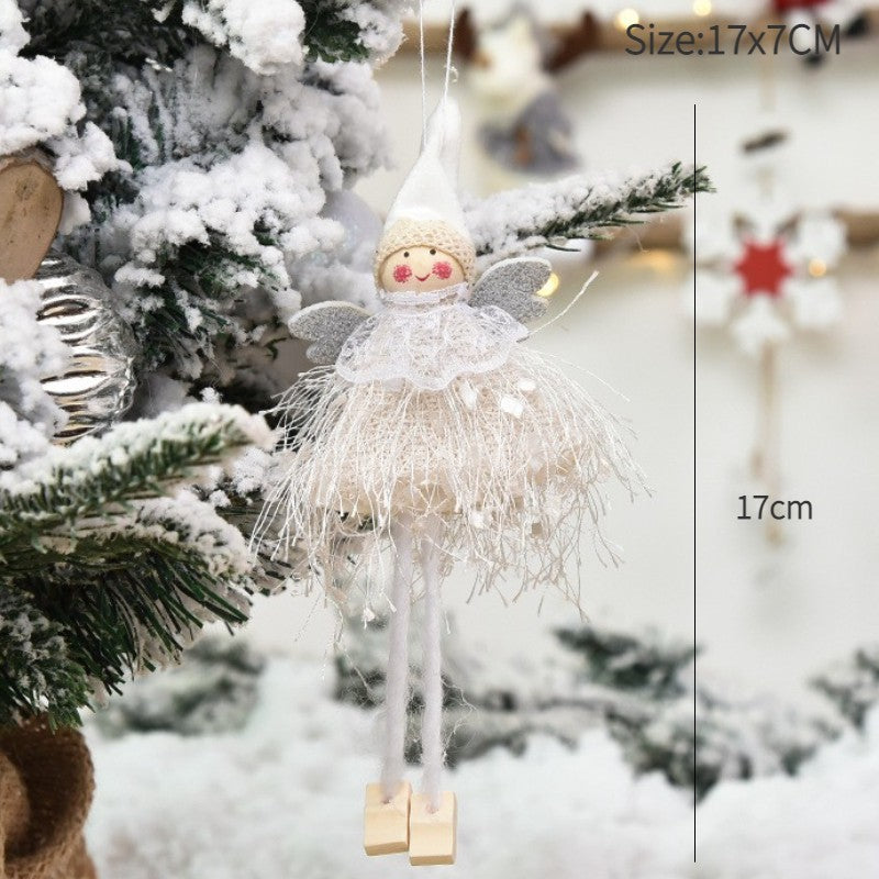 New Year 2024 Christmas Angel Dolls Xmas Tree Pendant Ornaments Navidad 2022 Christmas Decoration for Home Natal Gifts Noel Deco