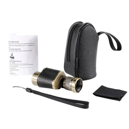 Monocular Potente Russo 8X24 Estrutura de Metal Telescópio Profissional Portátil Militar Telescópio Lente Totalmente Óptica Para Acampamento