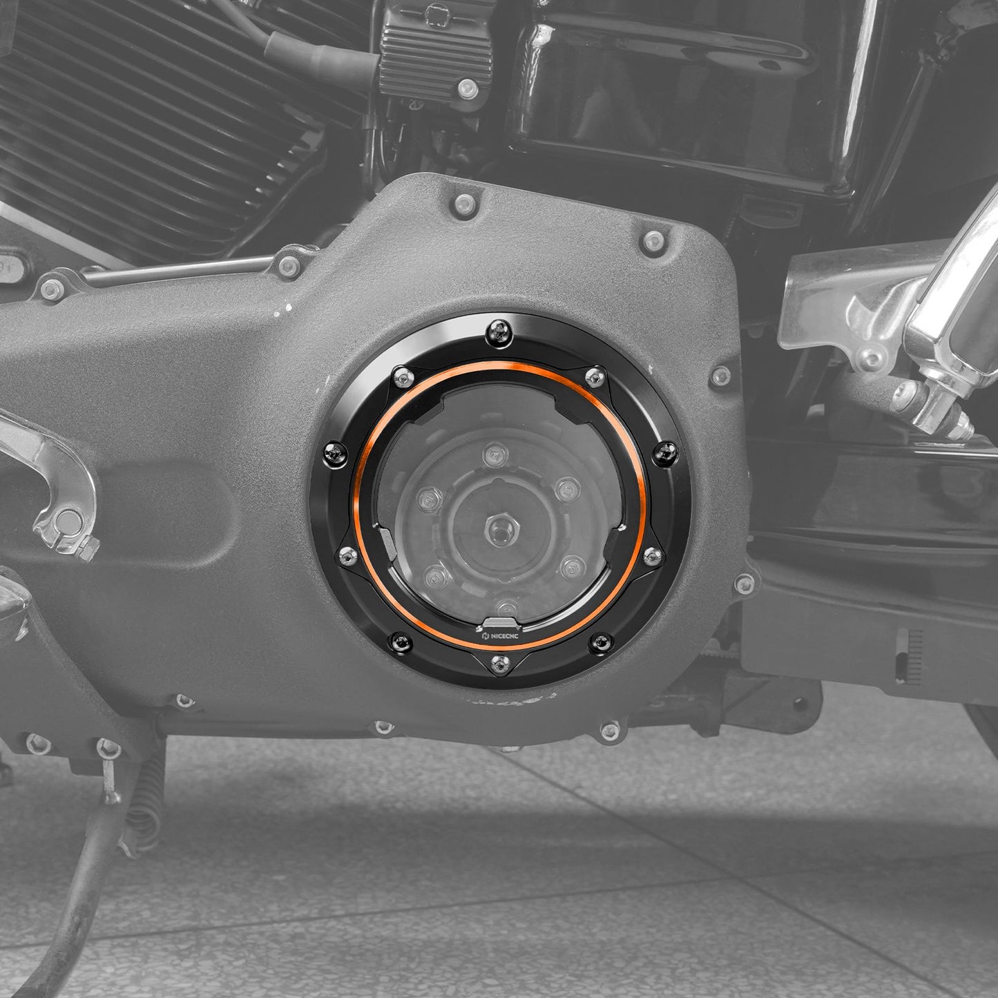 For Harley Dyna Street Bob FXDB 2006-2013 Derby Cover Clutch Cover Super Glide FXD Custom FXDC Low Rider FXDL Fat Bob FXDF