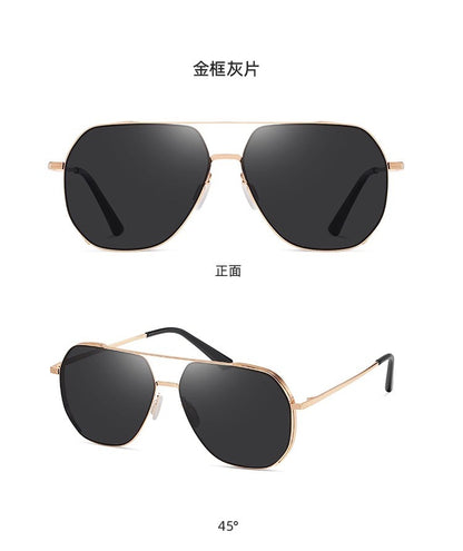 Aviator Sunglasses for Men, Anti-Uv Polarized Sunglasses for Driving, Men's Driving Glasses