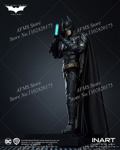 INART 1/12 Boneco Soldado Masculino Batman Christian Bale O Cavaleiro das Trevas Ressurge Herói da Luta Eterna Figura de Ação de 6 Polegadas para Coleção