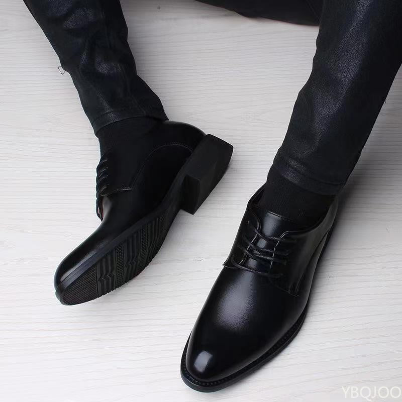 2025 new Fashionable versatile Men Shoes Heightening Shoes Spring  British Casual Business flats Casual comfortable Shoes