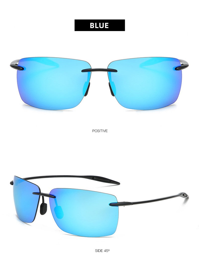 Óculos de Sol TR90 Ultraleves Masculino Feminino Sem Aro Driver Óculos de Sol para Dirigir Moda ao Ar Livre Pesca Caminhada Corrida Esportes