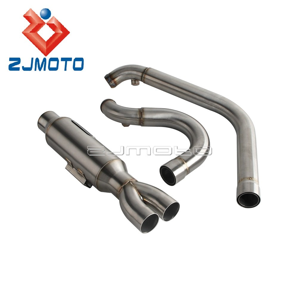 For Harley M8 Touring Electra Glide Road King Street Glide Road Glide 2017-2025 Motorcycle Complete Exhaust Muffler Escape Pipe