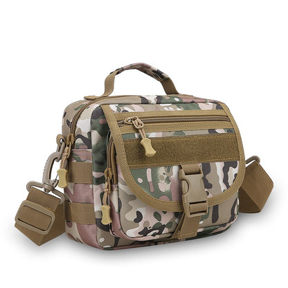 Tactical Messenger Pouch Men's Vintage Camouflage Army Crossbody Bag Nylon Single Shoulder Bag Chest Pack Sling Hunting Bag
