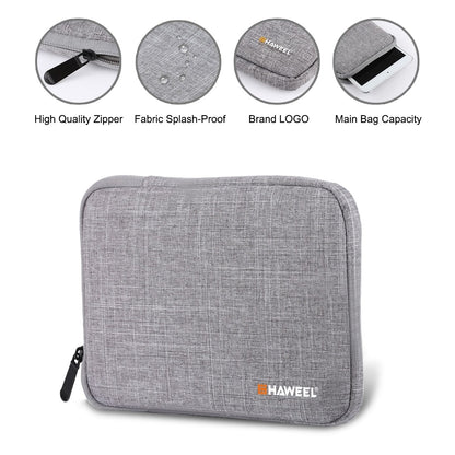 Capa para notebook HAWEEL 11 13 15 polegadas para Xiaomi Huawei HP DELL Bolsa para laptop com zíper Bolsa de transporte Capa à prova de choque para Macbook