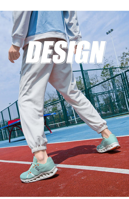 Men Casual Sports Running Shoes Marathon Air Cushion Breathable Lightweight Men Comfortable Athletic Nonskid Sneakers Outdoor