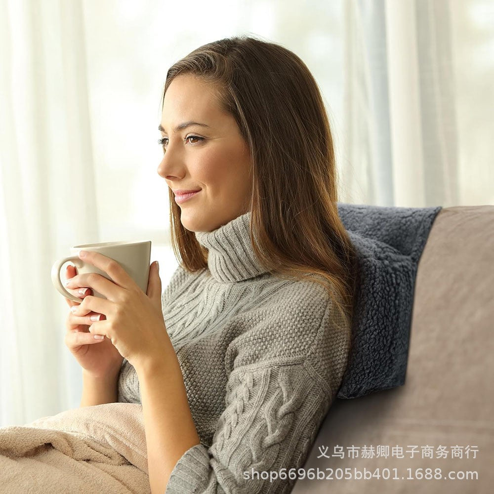 Recliner Pillow Neck Support Adjustable with Storage Pocket Sofa Cervical Spine Support Pillow for Travel and Home Sofa Armchair