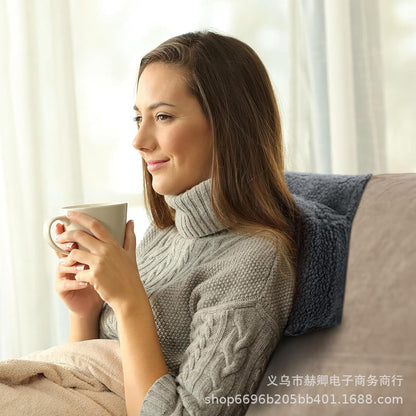 Recliner Pillow Neck Support Adjustable with Storage Pocket Sofa Cervical Spine Support Pillow for Travel and Home Sofa Armchair