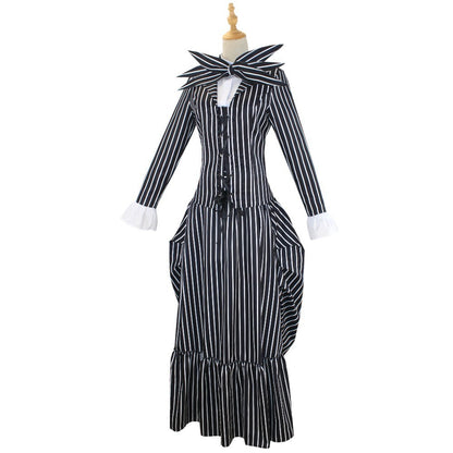 Role playing Christmas Eve horror Jack Cos dress skeleton Jack men and women full set of Christmas and Halloween costumes new