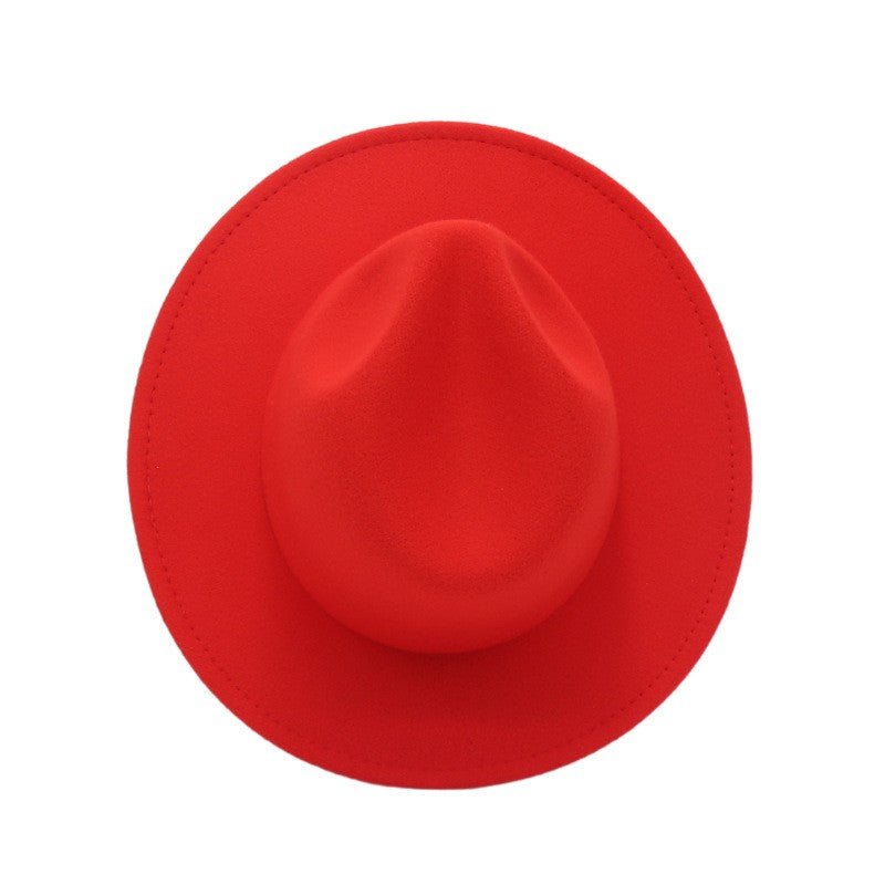 Women Fedora Hat Autumn Winter Luxury Men Top Hats Trendy Formal Wedding Decorate Black Green White Panama Cap Fedoras Gorras