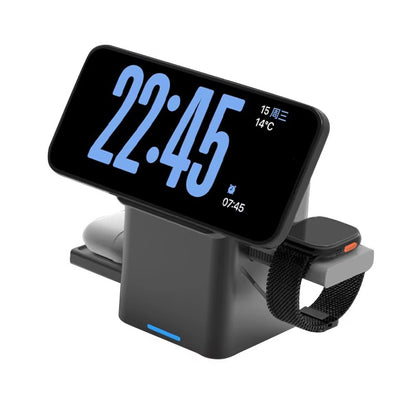 Rotating Magic Wireless Charger 3 in 1 Magnetic for Apple Dock Charger for Iphone 16 15 14 13 Pro Max Iwatch Airpods Charger