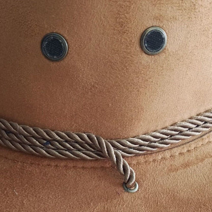 Wide Brim Western Cowboy Hat Knight Hat Climbing Hat Summer Sun Hat Cycling Cap Sun Protection Cap Sunscreen Cap Men/Male