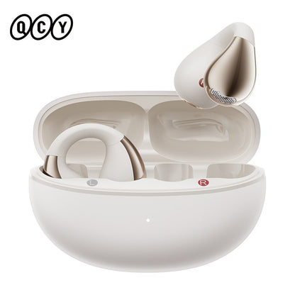 QCY Crossky C30 Ear Clip Earphones Bluetooth 5.4 Wireless Open Ear Sports TWS Earbuds Dual-Connection Headphones