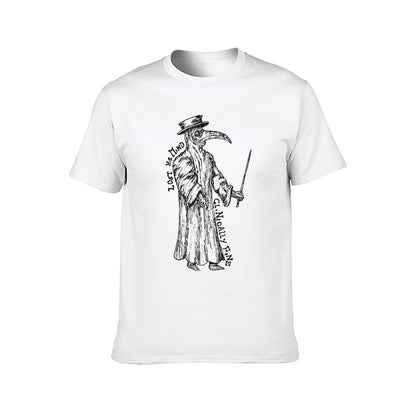 Mr. Plague Doctor Man T-Shirt man t shirts cotton black cotton t-shirt plain for man package