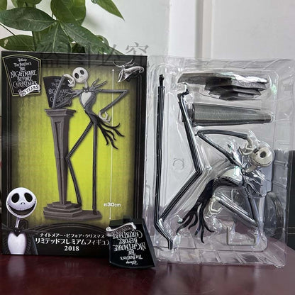 The Nightmare Before Christmas Jack Skellington Action Figure 2018 2017 Jack Version Model Toys Horror Doll Gift For Children