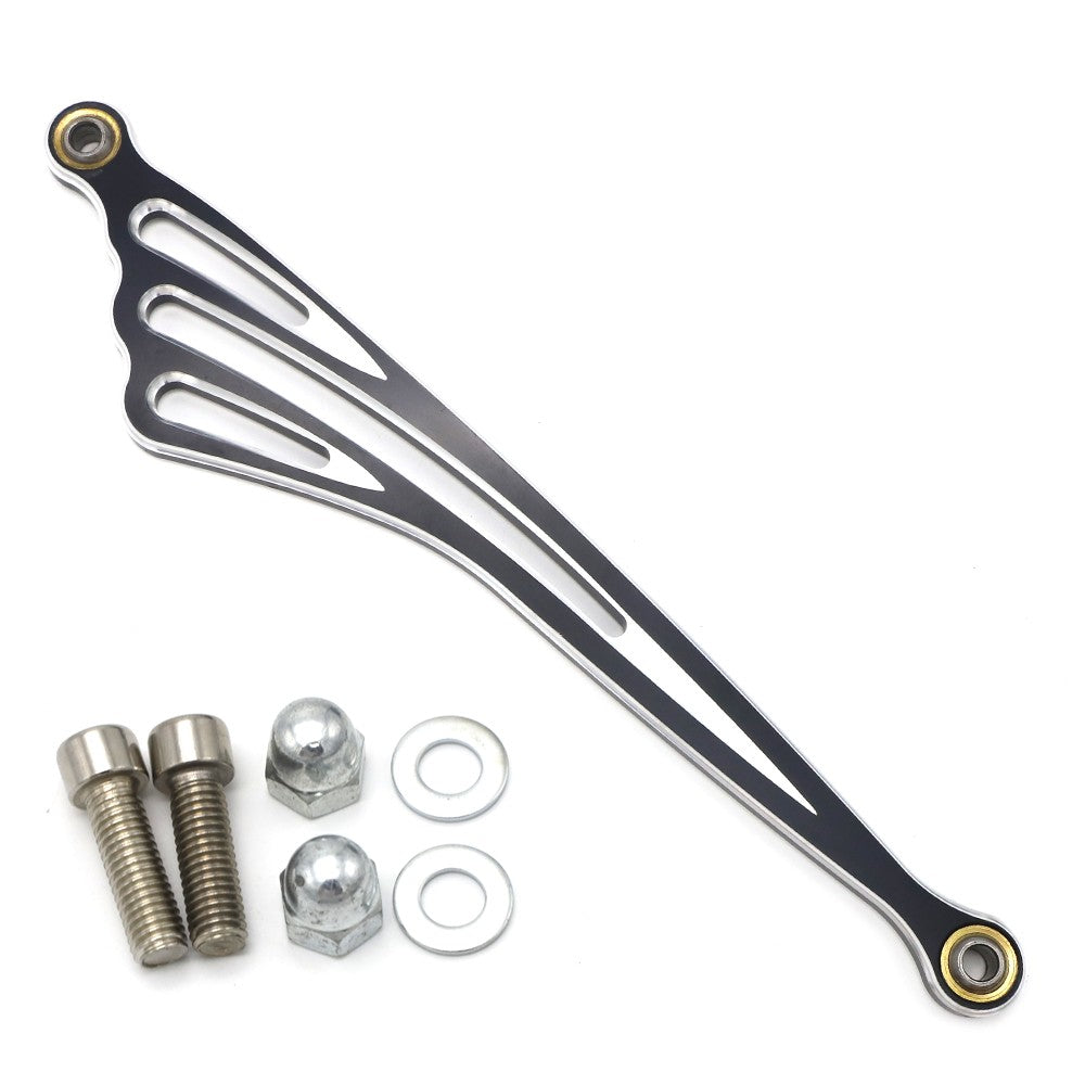 Seletor de marchas Black Chrome Wing CNC e alavanca de mudança para Harley Touring Road King Softail Street Glide Trike 1984-15 2016 2017