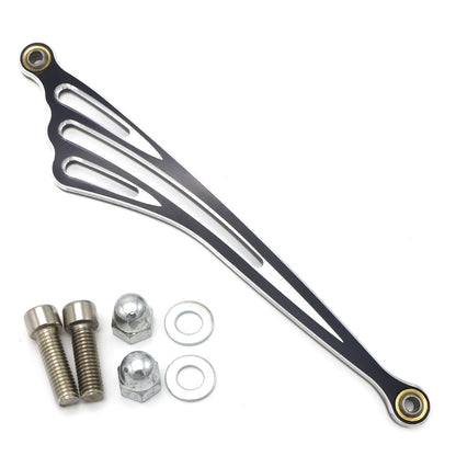 Seletor de marchas Black Chrome Wing CNC e alavanca de mudança para Harley Touring Road King Softail Street Glide Trike 1984-15 2016 2017