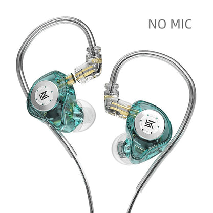KZ EDX Pro Fones de Ouvido Intra-auriculares Dinâmicos HiFi com Fio para Monitor de Palco Fones de Ouvido com Graves Estéreo para Jogos e Música com Cancelamento de Ruído
