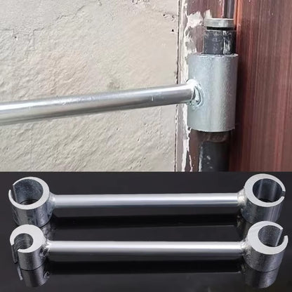 Chave de Ajuste de Folgas de Dobradiça de Cabeça Dupla Chave de Reparo de Dobradiça de Porta Chaves Economizadoras de Esforço para Reparo de Folgas de Dobradiças Domésticas Ferramentas Manuais