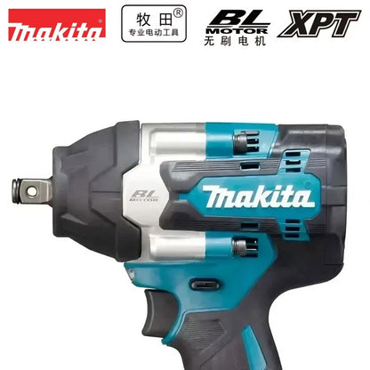 Parafusadeira de Impacto a Bateria Makita DTW700 18V Motor Brushless 1000Nm Chave Elétrica de Velocidade Variável Alta Eficiência Durável Parada Automática