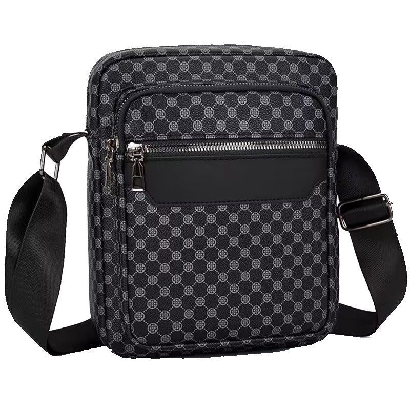 Men's and women's combined color single-shoulder bag, suitable for travel and photography, PU small bag