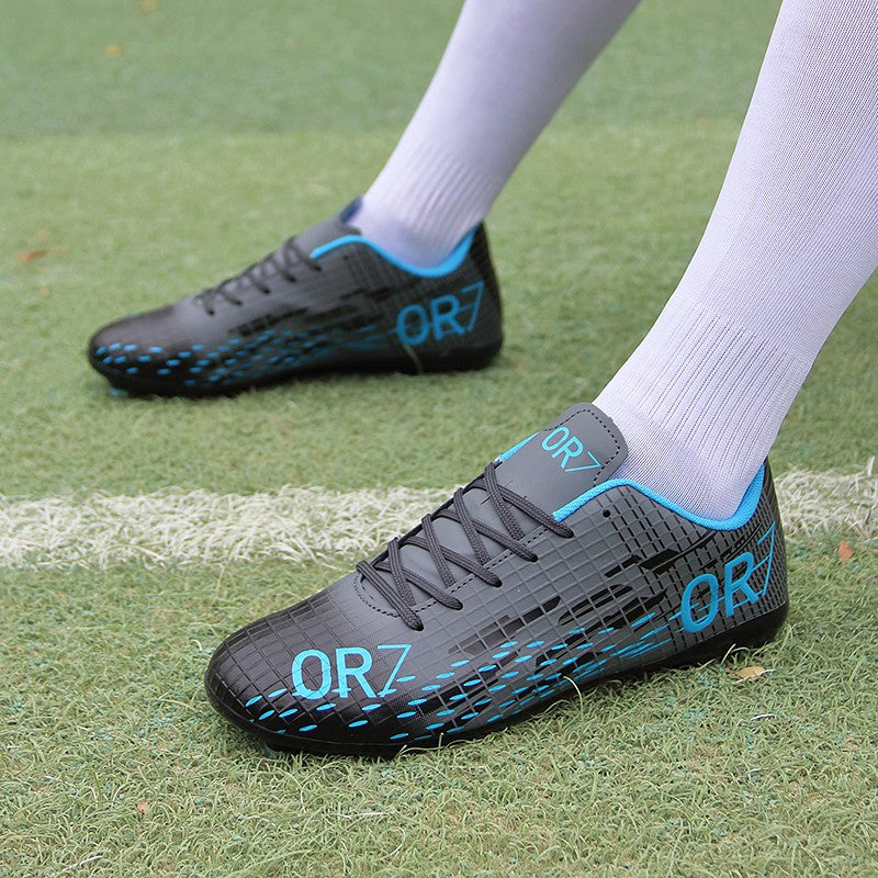 TF/FG Football Field Boots Original Men Women Studded Football Shoes Turf Match Ultralight Soccer Shoes Cleats Unisex Resistant