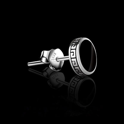 Andara Personalized 925 Silver Earrings Men'S Single Earrings Street Punk Hip-Hop Jewelry