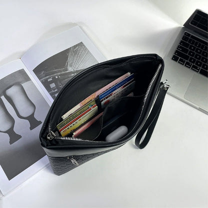 Designer Business Bag Leather Men Clutch Bag Fashion Sling pack Unisex Handbag Travel Passport certificate Card pack Phone Purse