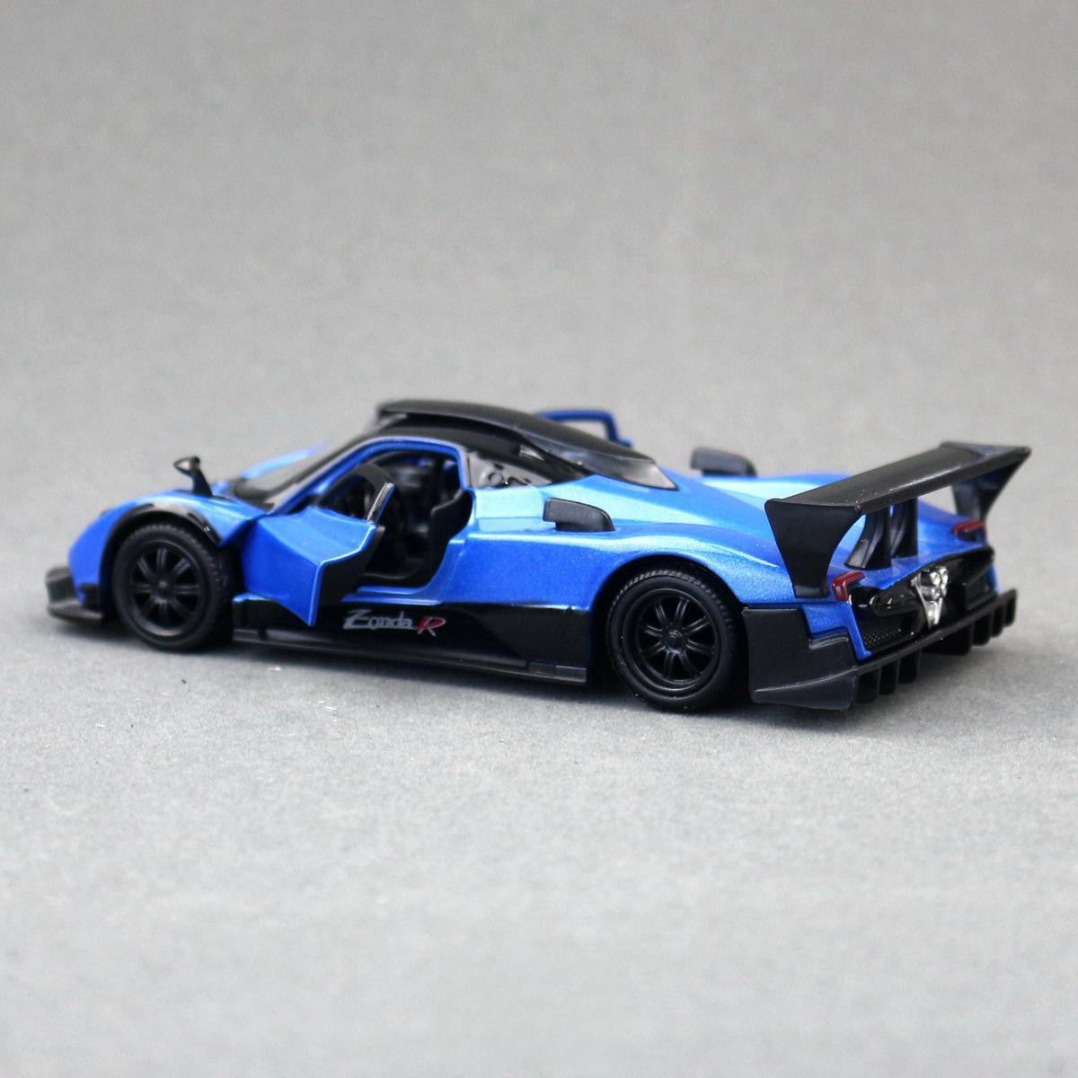 1/36 Pagani Zonda R Super Sport Racing RMZ CiTY 5'' Toy Car Model for Children Diecast Miniature Collection Gift For Boys Kid