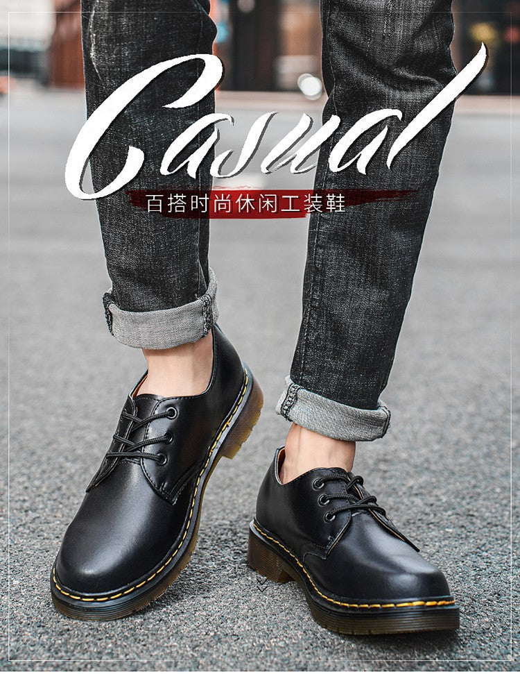 Men's genuine leather formal shoes work shoes classic business casual leather shoes fashionable women's shoes plus size shoes