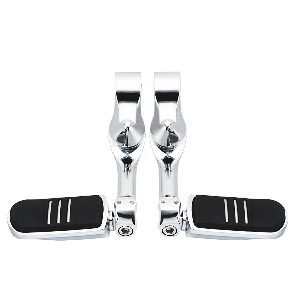 Kit de Suportes de Pedaleiras para Protetor de Motor de Motocicletas 1-1/4" Descanso de Pé para Harley Honda Davidson Road King Sportster Fat Boy Electra Glide