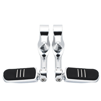 Kit de Suportes de Pedaleiras para Protetor de Motor de Motocicletas 1-1/4" Descanso de Pé para Harley Honda Davidson Road King Sportster Fat Boy Electra Glide