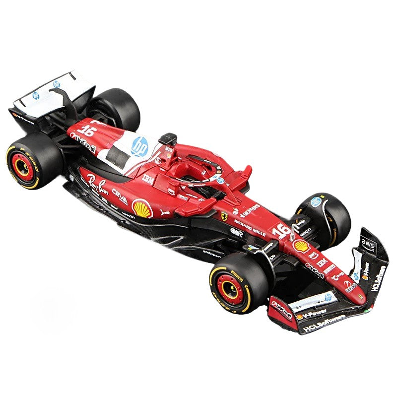 2025 Bburago 1:43 Ferrari SF-25 F1 16# Charles Leclerc 44# Lewis FORMULA1 Carro de Liga em Miniatura Diecast Modelo de Coleção Brinquedos Presente