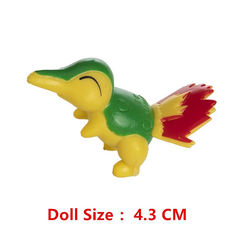Pokémon 4-13cm Novos Desenhos Animados Filme Anime Figura Pikachu Mewtwo Charmander Blastoise Gurado Pet Ação Modelo Brinquedo Presentes