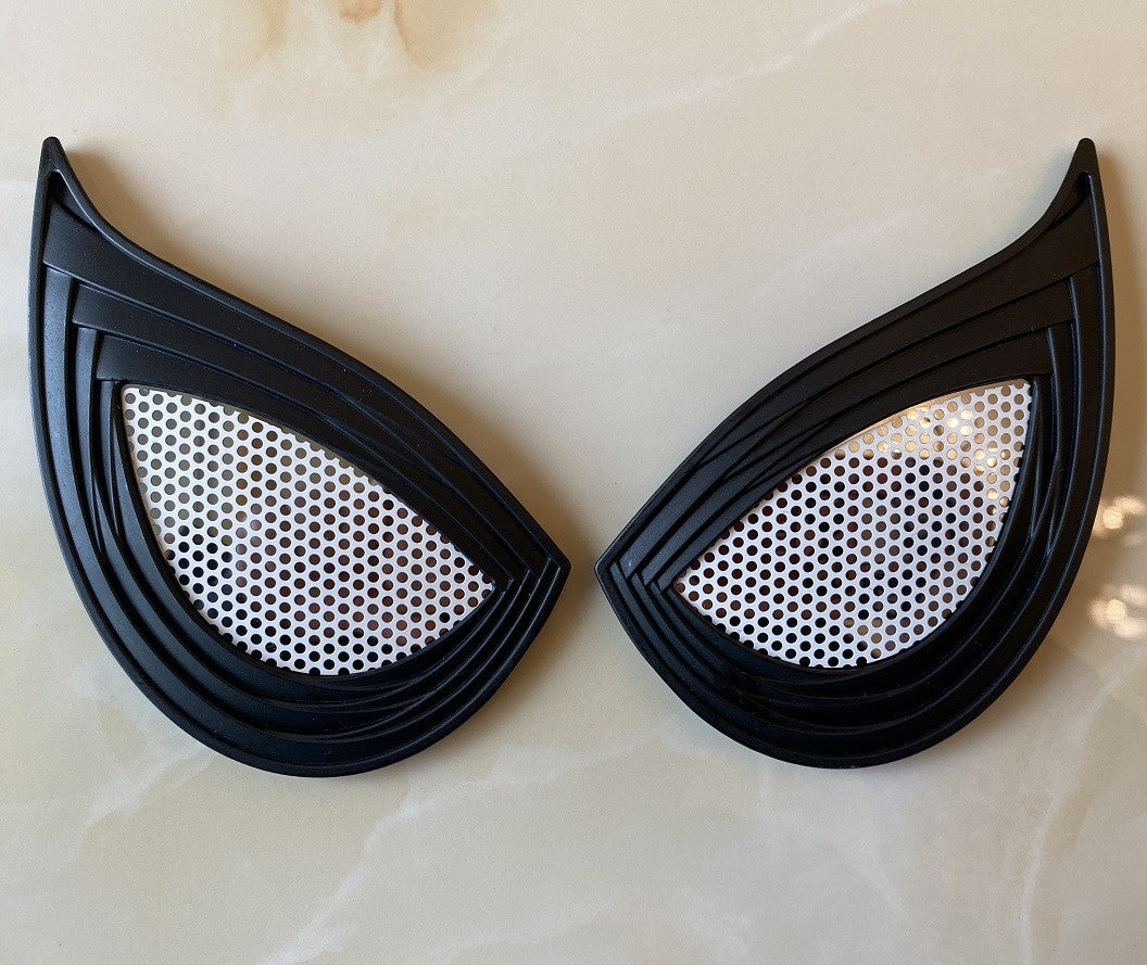 Movie Cosplay Lens Accessories For Super Bodysuit Full Mask Eyeglass Stereoscopic Color Light Halloween Carnival Party Prop Gift