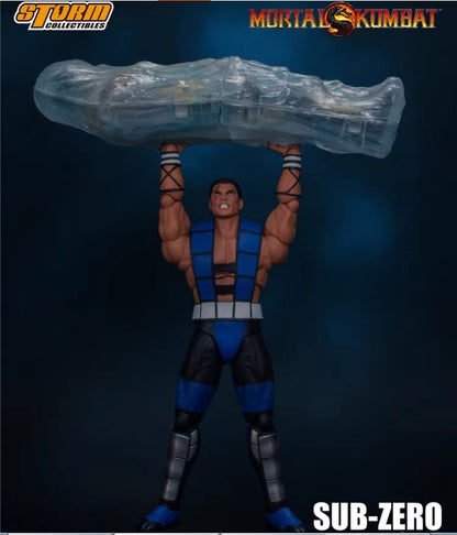 ?Original?Storm Collectibles 1/12 Scale Mortal Kombat Sub-Zero Unmasked Version Action Figure Model Classic Toys