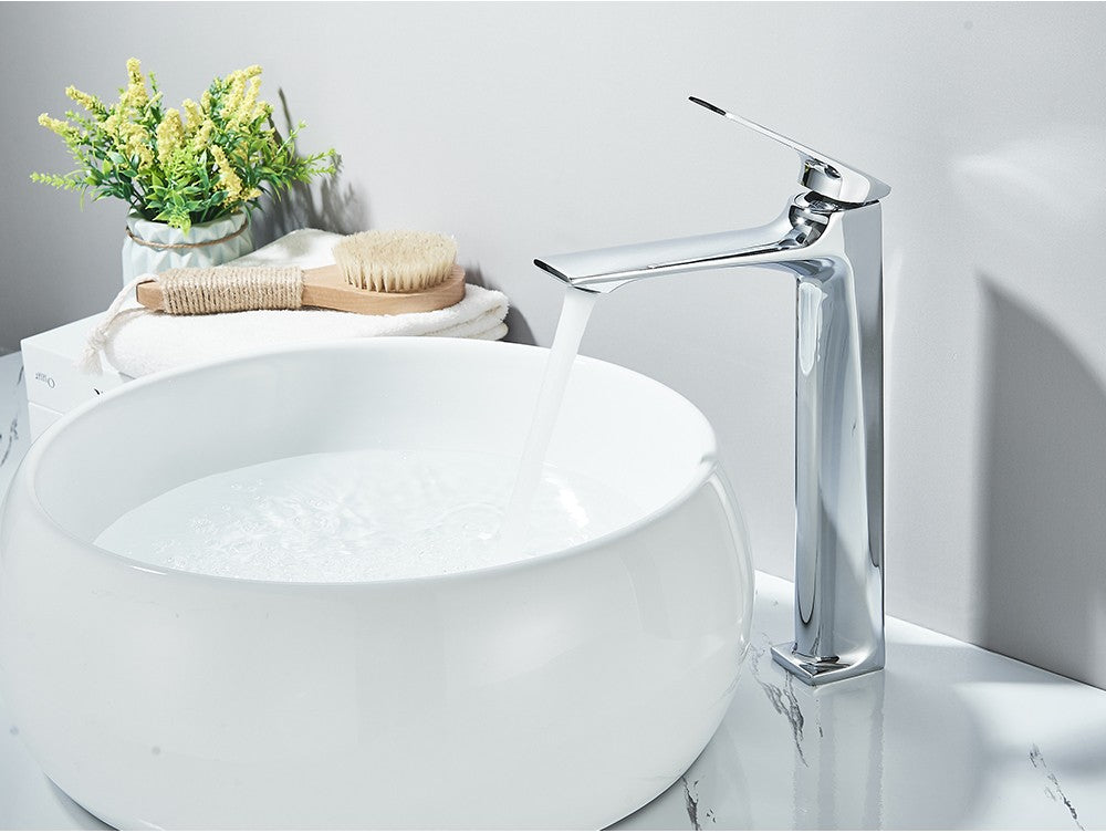 Black Bathroom Faucet Deck Mounted Bathroom Sink Mixer Tap Single Lever Basin Sink Mixer Faucets Chrome/White/Grey/Brushed Gold