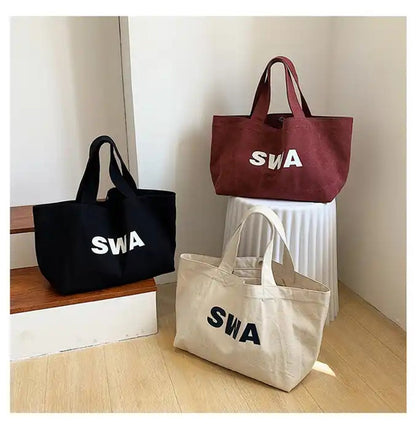 Wholesale 100pcs/Lot High Quality Customize Logo Size Plain Cotton Canvas Handbag Reusable Shopping Tote Bags for Women School