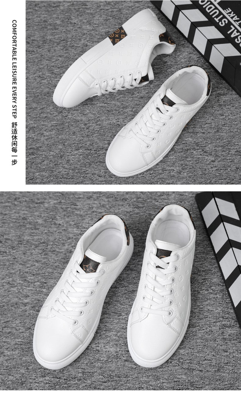 Brand Men Leather High-Top Skateboarding Shoes Men's Sneakers Male Flats Non-Slip Sport Shoes Zapatillas Hombre Mens Footwear